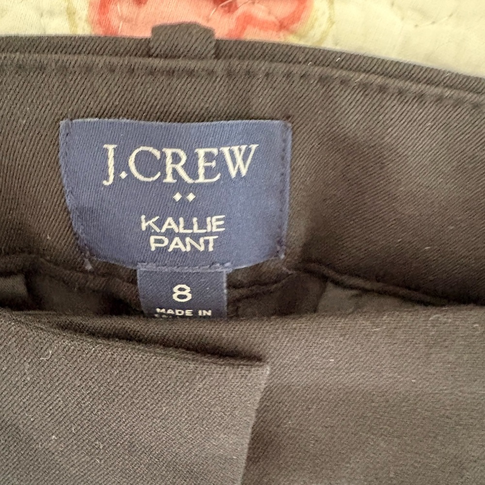 J.Crew Charcoal Kallie Pants